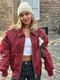 Casual Vintage Übergroße Vegane Lederjacke Für Damen | Ideal für den Alltag