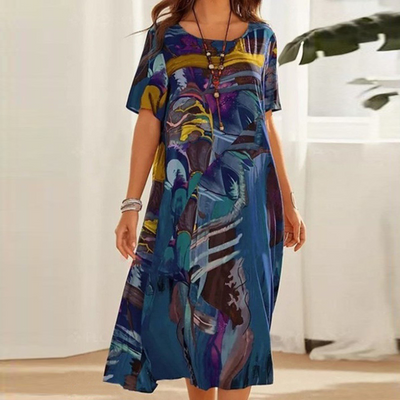 Joelle Bequemes Blumenkleid | Eleganz und Bequemlichkeit für jeden Anlass