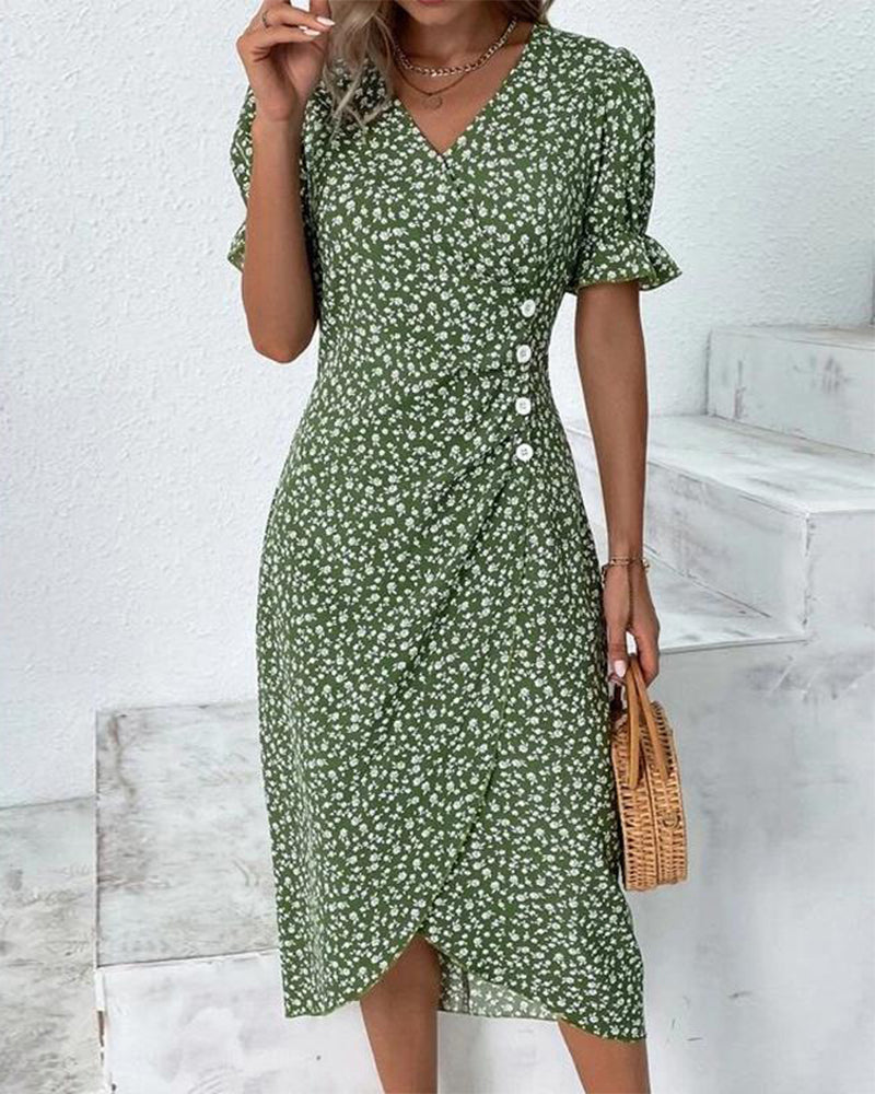 Damen-Knopfkleid - Elegant, bequem und vielseitig
