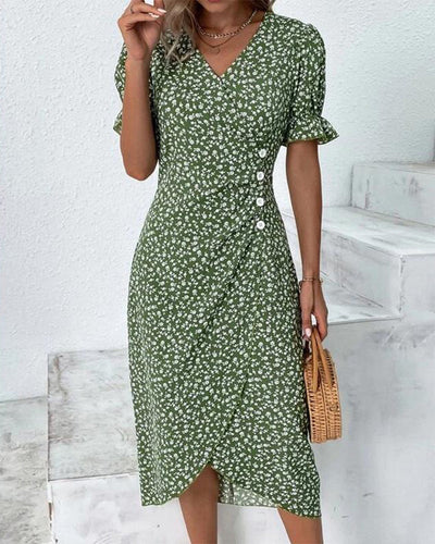 Damen-Knopfkleid - Elegant, bequem und vielseitig