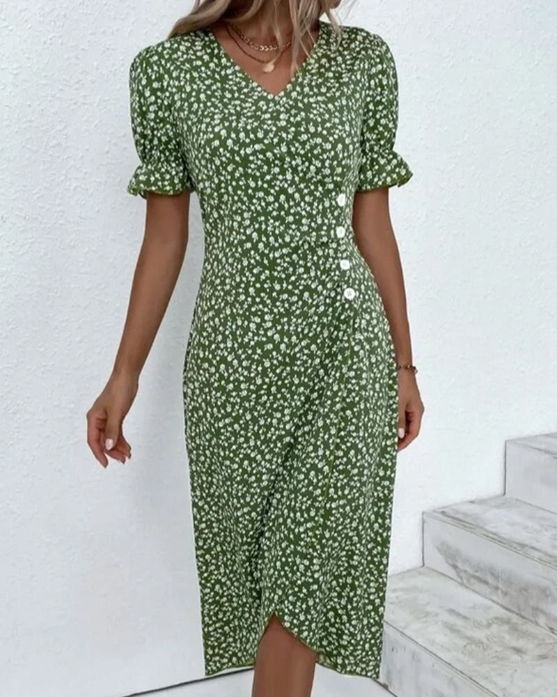 Damen-Knopfkleid - Elegant, bequem und vielseitig