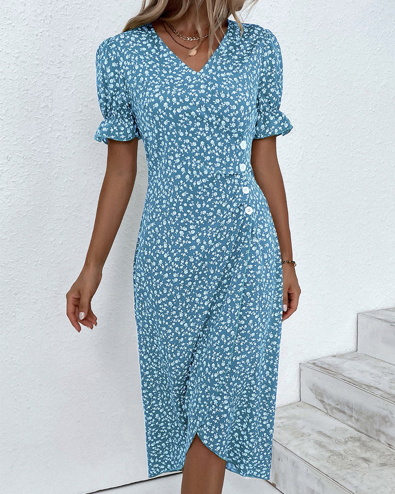 Damen-Knopfkleid - Elegant, bequem und vielseitig