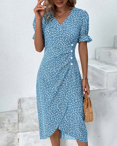 Damen-Knopfkleid - Elegant, bequem und vielseitig