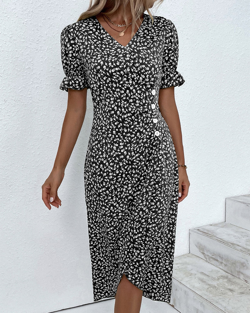 Damen-Knopfkleid - Elegant, bequem und vielseitig