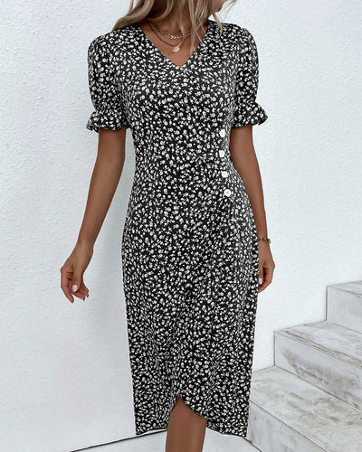 Damen-Knopfkleid - Elegant, bequem und vielseitig