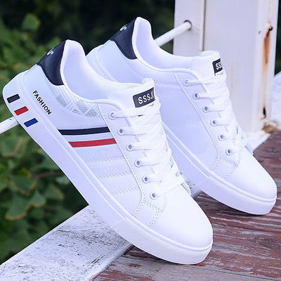 Bequeme Niedrig-geschnittene Sneakers Mit Auffälligem Streifen-Design Für Herren | Ideal für jeden Tag