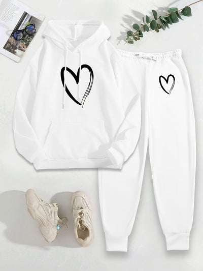 Casual Baumwoll Trainings- Und Jogginganzug Mit Kapuze Für Damen | Perfekt für Casual Days