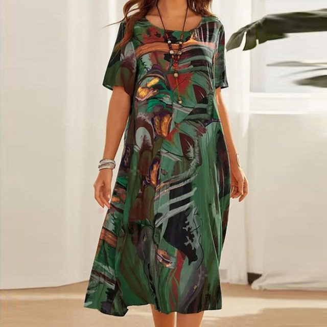 Joelle Bequemes Blumenkleid | Eleganz und Bequemlichkeit für jeden Anlass