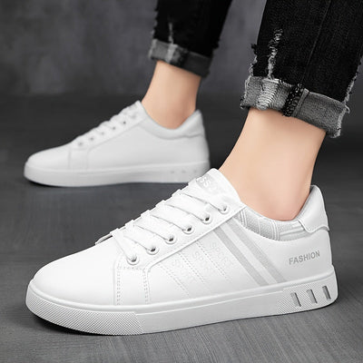 Bequeme Niedrig-geschnittene Sneakers Mit Auffälligem Streifen-Design Für Herren | Ideal für jeden Tag