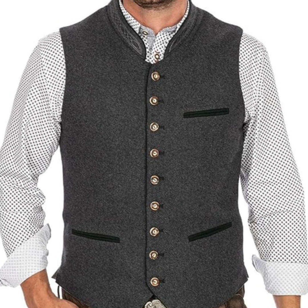 Jack | Graue Trachtenweste | Warm
