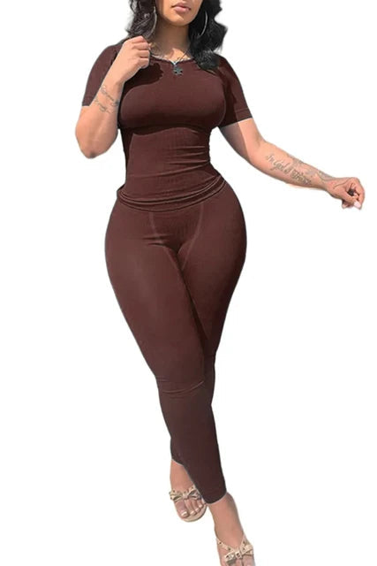 Bequemer Retro Figurbetonter Trainings- & Jogginganzug für Damen | Perfekt für Alltagskleidung