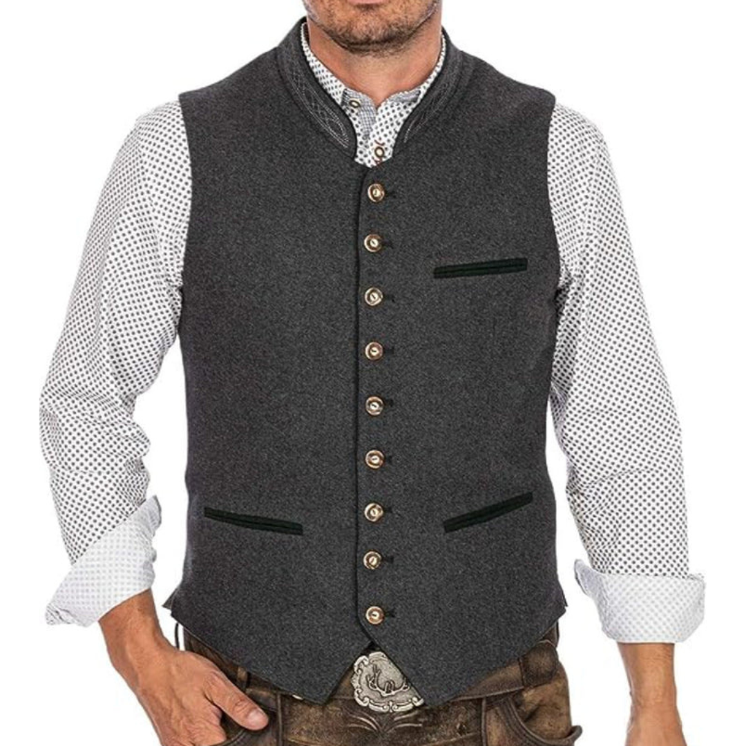 Jack | Graue Trachtenweste | Warm