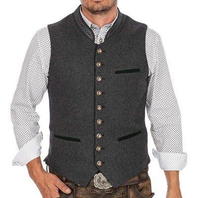 Jack | Graue Trachtenweste | Warm
