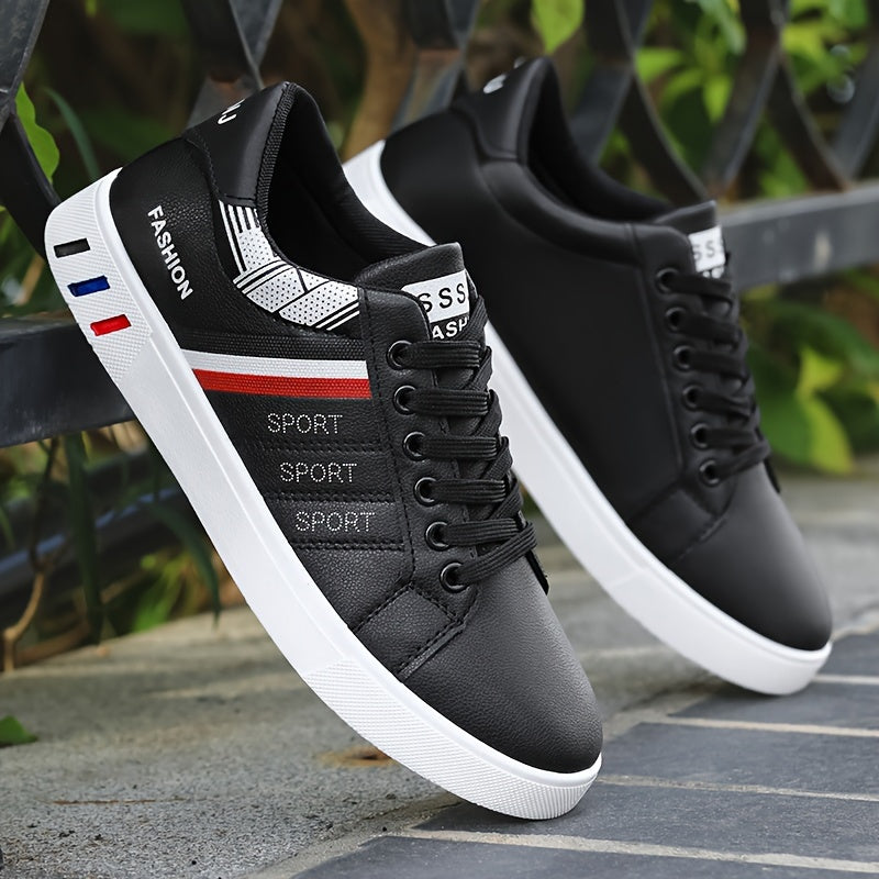 Bequeme Niedrig-geschnittene Sneakers Mit Auffälligem Streifen-Design Für Herren | Ideal für jeden Tag