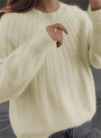 Amelie Flauschiger Kaschmirpullover für Frauen | Eleganz und Winterwärme