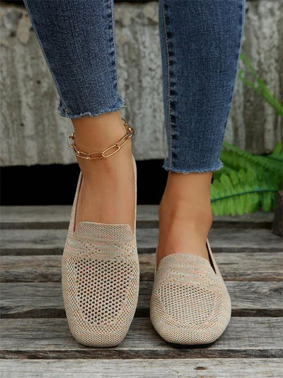Claudia - Bequeme, rutschfeste flache Schuhe für Frauen mit Fußgewölbestütze