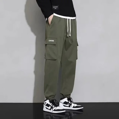 Cargo Hose mit Kordelzug und Seitentaschen für Herren | Perfekt für alle Jahreszeiten