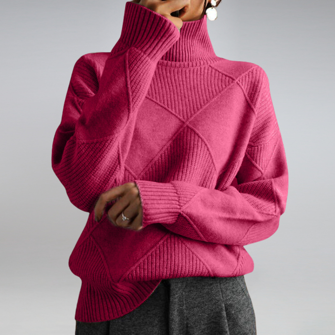 Kuscheliger weicher Rollkragenpullover für Damen | Ideal für alle Jahreszeiten