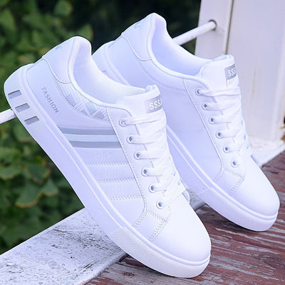 Bequeme Niedrig-geschnittene Sneakers Mit Auffälligem Streifen-Design Für Herren | Ideal für jeden Tag