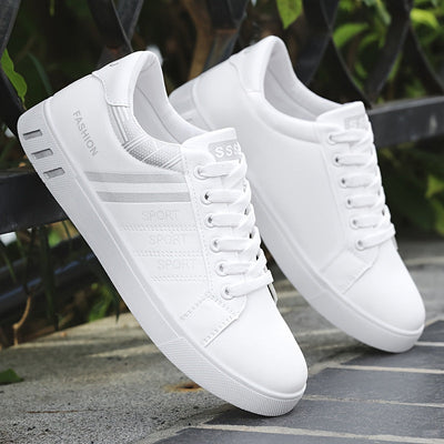 Bequeme Niedrig-geschnittene Sneakers Mit Auffälligem Streifen-Design Für Herren | Ideal für jeden Tag