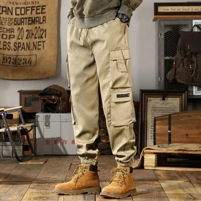 Cargo Hose mit Kordelzug und Seitentaschen für Herren | Perfekt für alle Jahreszeiten