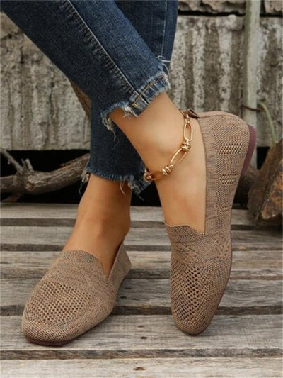 Claudia - Bequeme, rutschfeste flache Schuhe für Frauen mit Fußgewölbestütze