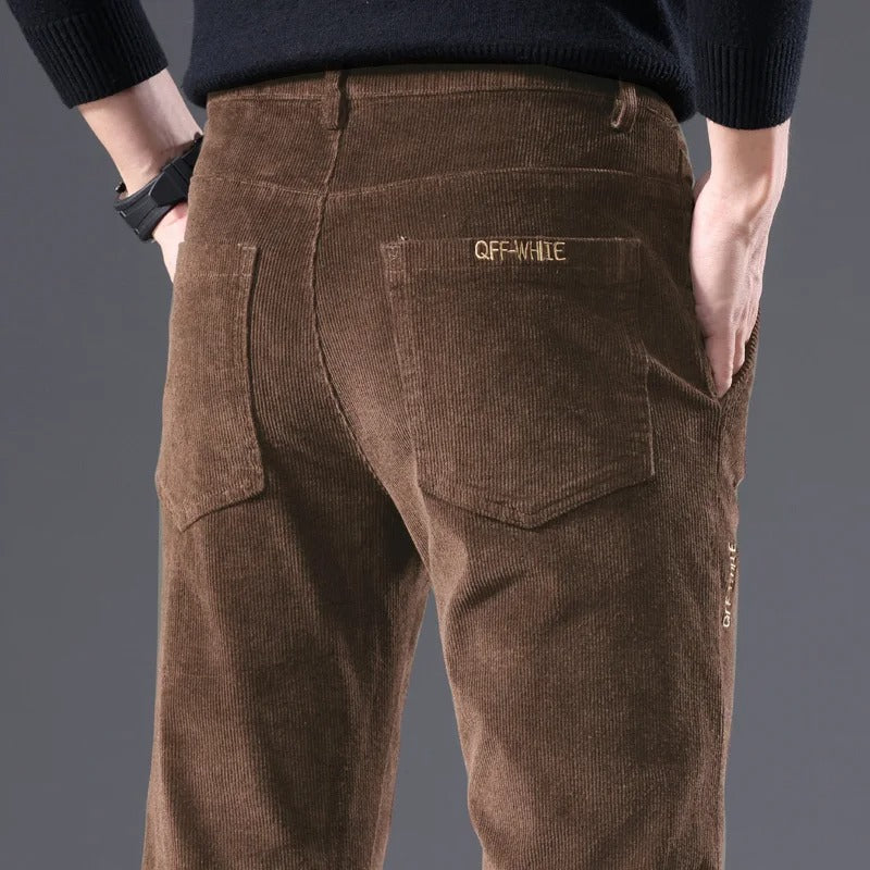 Bequeme Cord-Hosen mit Fleece-Futter und Warmer Isolierung für Herren | Perfekt für Outdoor-Aktivitäten
