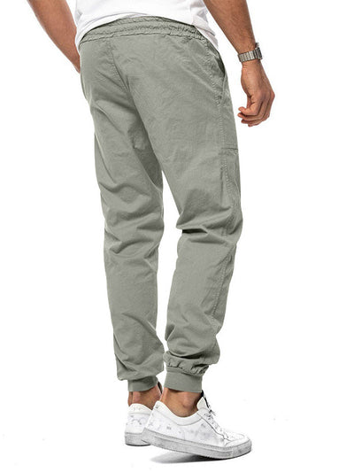 Herren Freizeithose mit elastischem Bund und Kordelzug