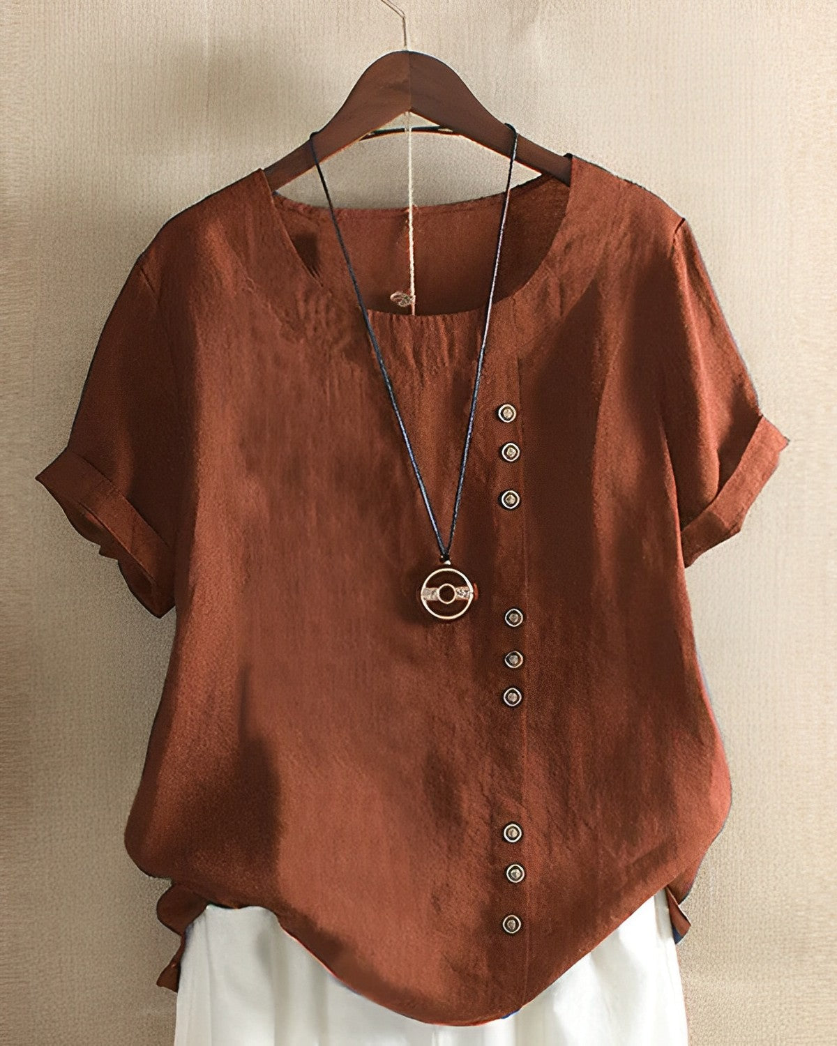 LIV | Elegante Bluse aus leichtem Stoff, schickes Design für einen raffinierten Stil