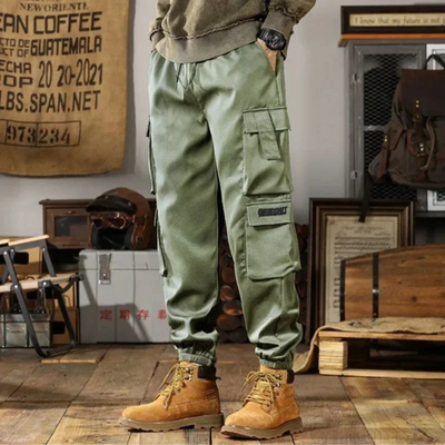 Cargo Hose mit Kordelzug und Seitentaschen für Herren | Perfekt für alle Jahreszeiten