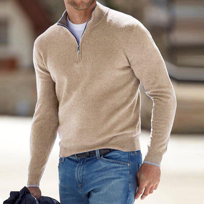 Bequemer Herrenpullover mit Reißverschluss | Perfekt für alle Jahreszeiten