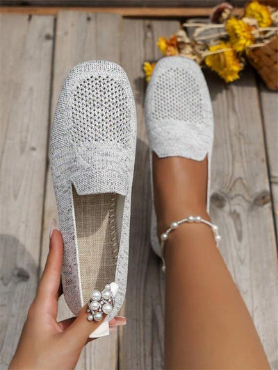 Claudia - Bequeme, rutschfeste flache Schuhe für Frauen mit Fußgewölbestütze
