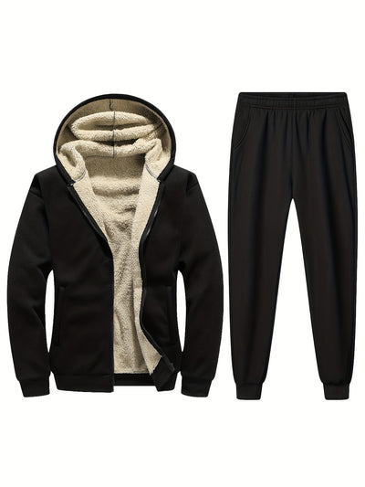 Casual Gestreifter Trainingsanzug Mit Stehkragen Reißverschluss Jacke Und Sporthose Für Herren | Perfekt für Alltag