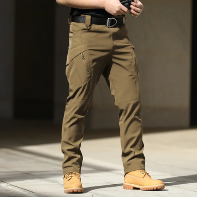 FlexOld - Taktische Cargohose für Männer - wasserdichte Arbeitshose mit Taschen