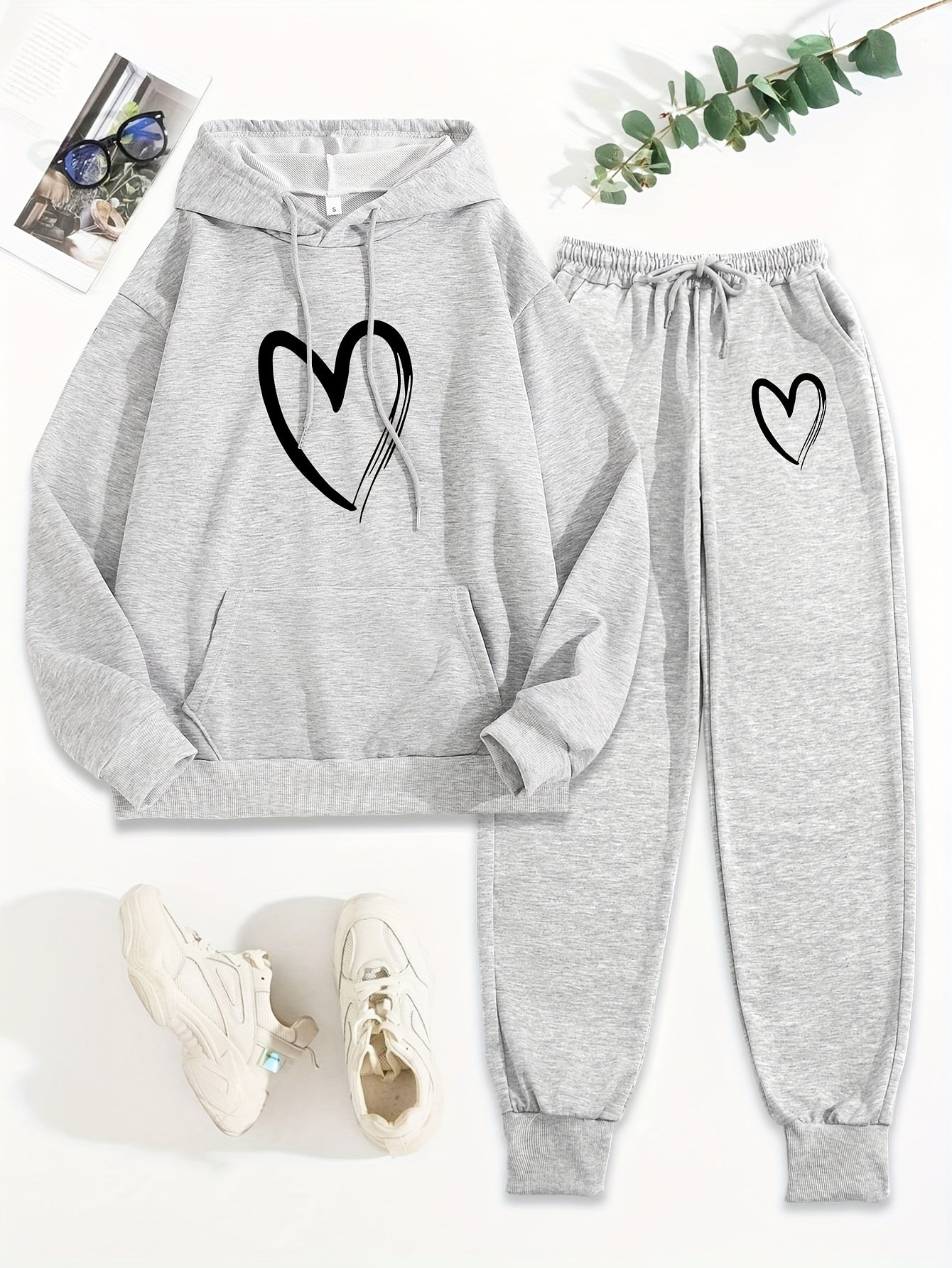 Casual Baumwoll Trainings- Und Jogginganzug Mit Kapuze Für Damen | Perfekt für Casual Days