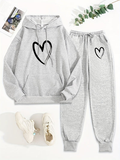 Casual Baumwoll Trainings- Und Jogginganzug Mit Kapuze Für Damen | Perfekt für Casual Days