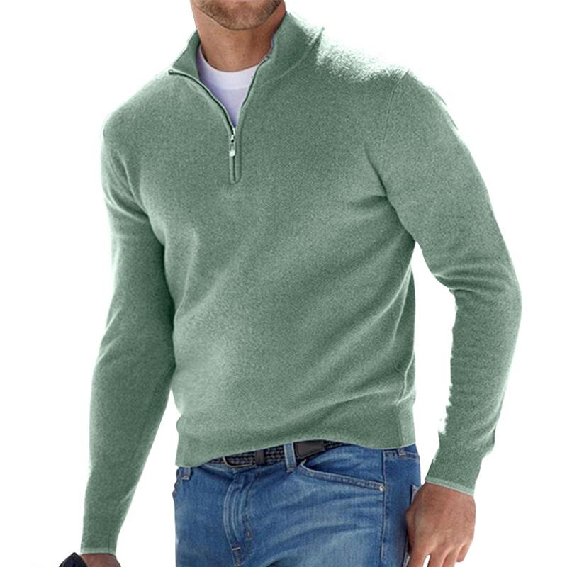 Bequemer Herrenpullover mit Reißverschluss | Perfekt für alle Jahreszeiten