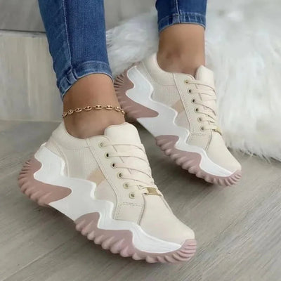 Chunky Colorblock Schnürsneakers für Damen | Perfekt für alle Jahreszeiten