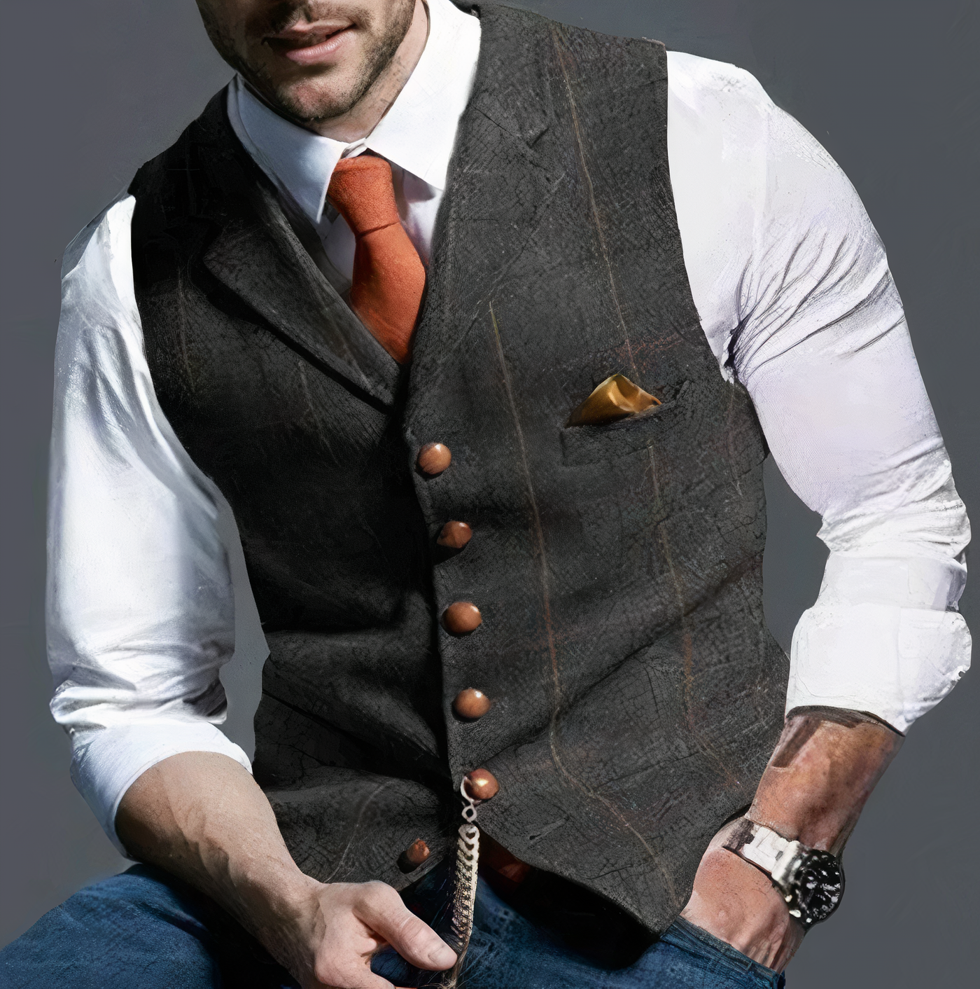 JackMontreal Karierte Weste für Herren | Zeitlose Eleganz und Raffinesse
