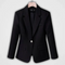 Einfarbiger Figurbetonter Blazer mit Knopf und Taschen für Damen | Ideal für alle Jahreszeiten