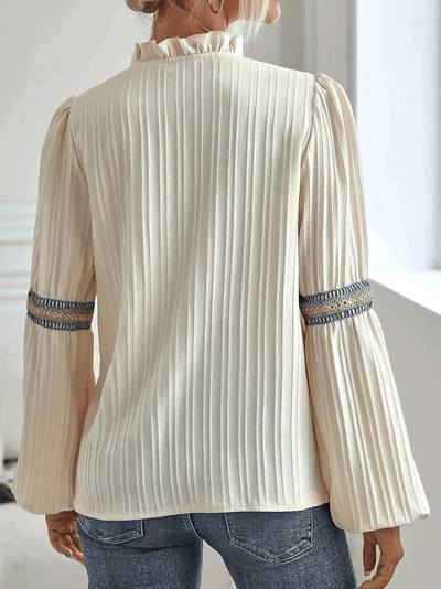 Jacqueline - Elegante Bluse mit Puffärmeln