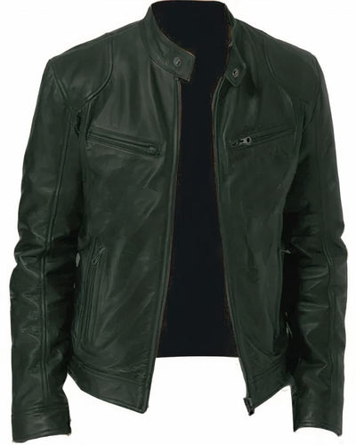 Motorradjacke aus Leder für Männer - Erwan