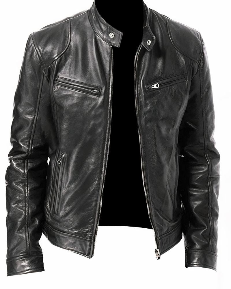 Motorradjacke aus Leder für Männer - Erwan
