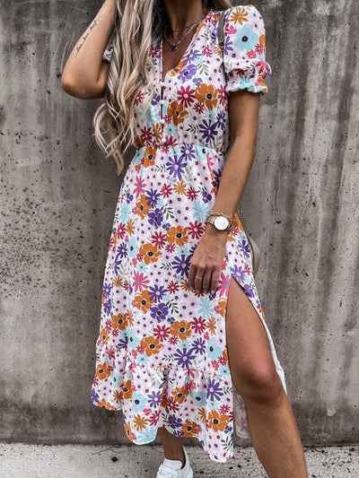 Claudia - Elegantes & Fließendes Damenkleid für Frauen
