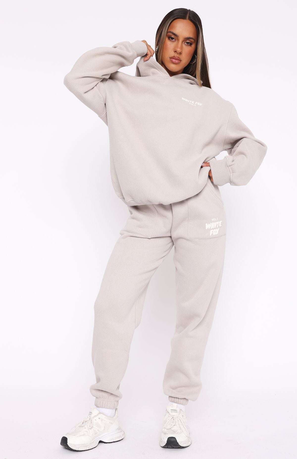 Offstage Hoodie Moon | Oversize-Passform, Weiches Fleece, Puff-Print