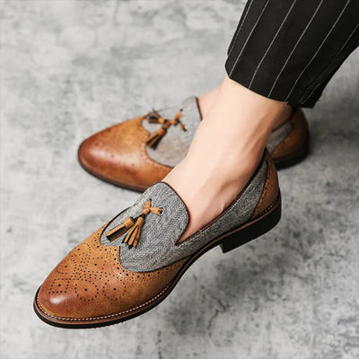 Bequeme Oxford Loafers mit Quaste für Herren | Für den Alltag geeignet