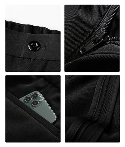 Drapierte formelle Hose in entspannter Passform für Herren
