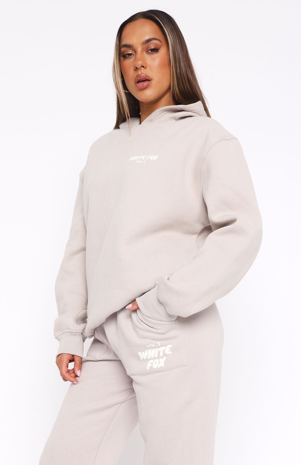 Offstage Hoodie Moon | Oversize-Passform, Weiches Fleece, Puff-Print