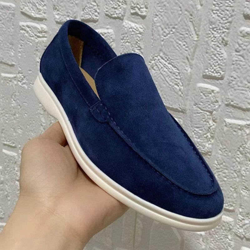 Klassische Wildleder-Loafer für Herren