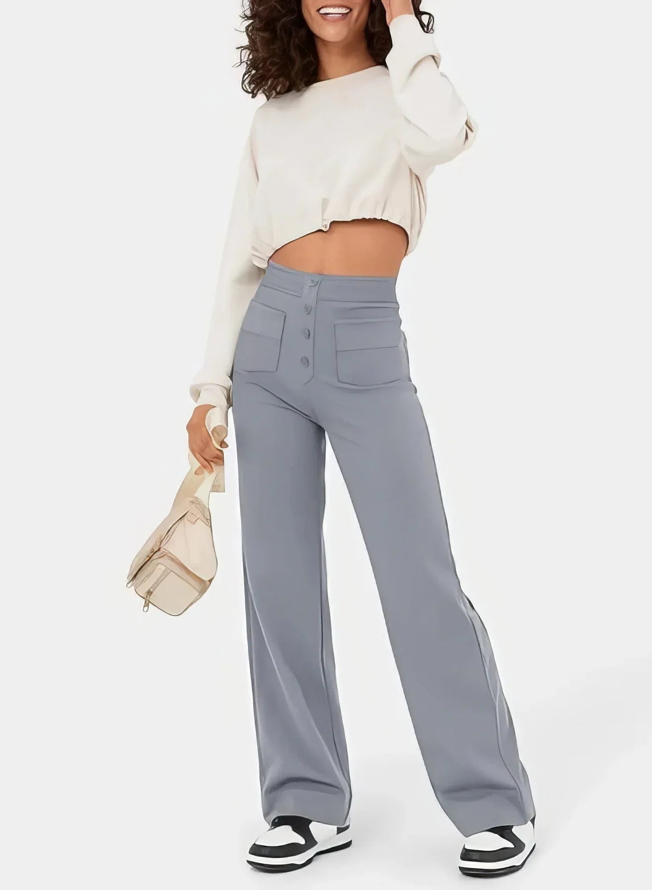 Kurvekompas | Hose mit hoher Taille